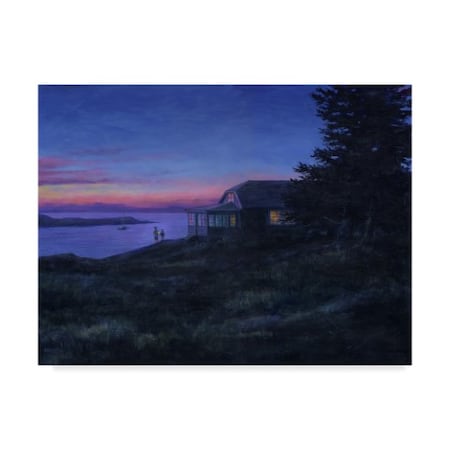 John Morrow 'Night Light' Canvas Art,35x47